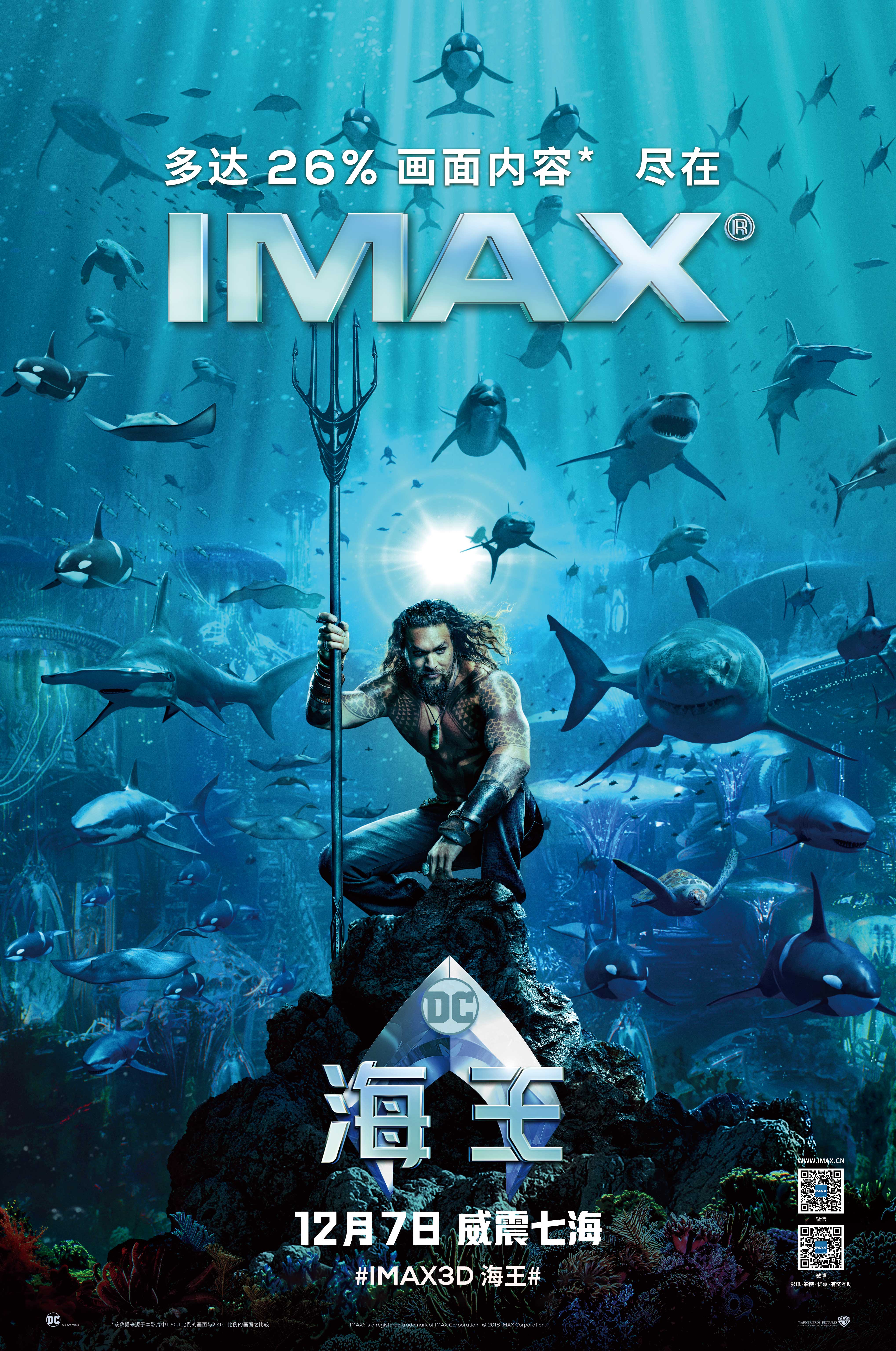 《海王》获赞满分视觉冲击力 IMAX 3D增幅呈现海底爽炫奇观