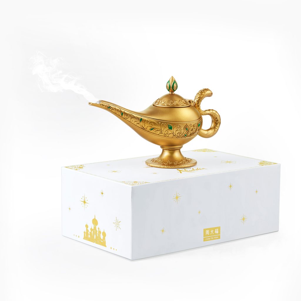 周大福新品邀约神秘,唤醒灯神,与黄圣池共赴金色魔法盛宴