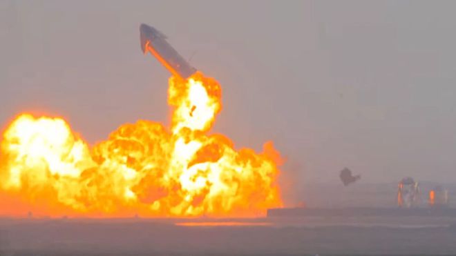 SN10为何会着陆后原地爆炸?马斯克:着陆太"硬"了