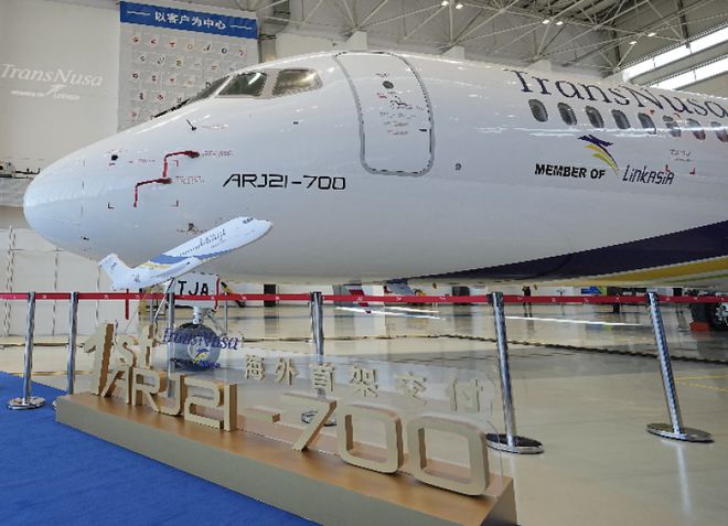 ARJ21里程碑！国产支线喷气客机交付达百架 