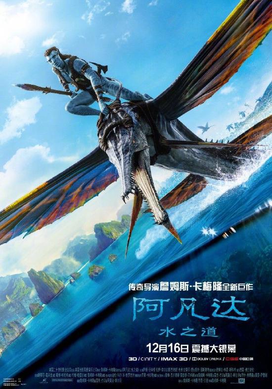 《阿凡达2》中国内地延期上映一个月 进入春节档 