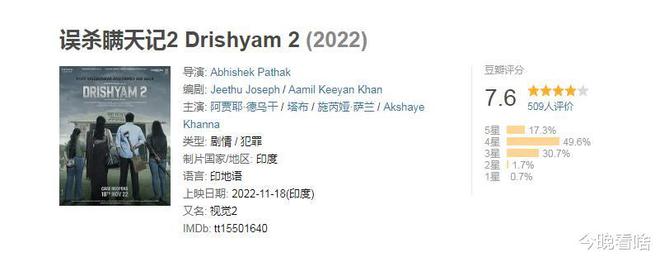 误杀瞒天记2豆瓣7.6分！依旧精彩，剧情反转反转再反转！ 