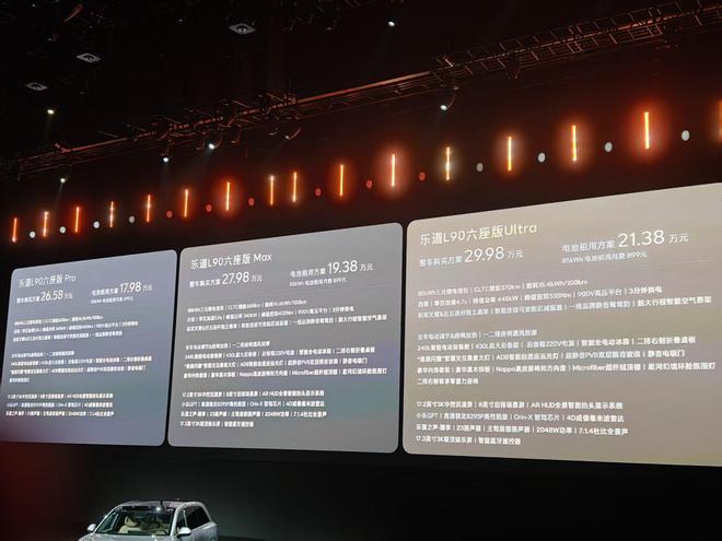 乐道L90售价26.58万元起 李斌：立马交付