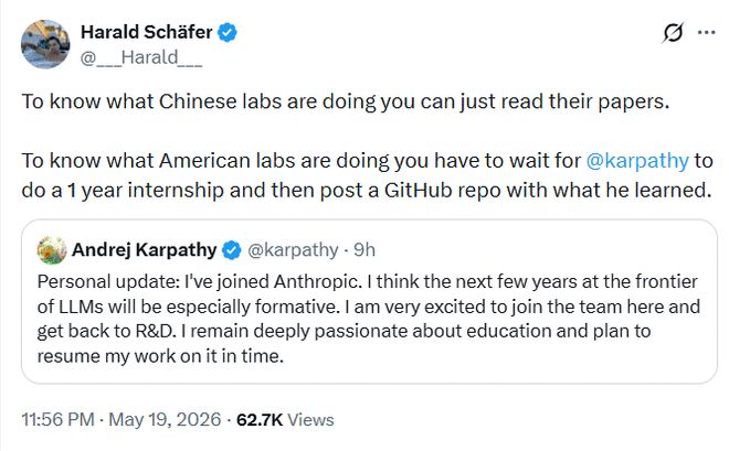 “我从未感到如此落后！”曾痛骂AI是垃圾的卡帕西，为何加盟Anthropic