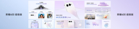 超级4K实况神机！荣耀600 Pro与超级版正式开售，国补价2804.15元起